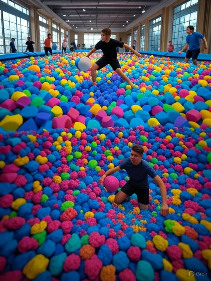 Fun foam pit jumps at JumpArena